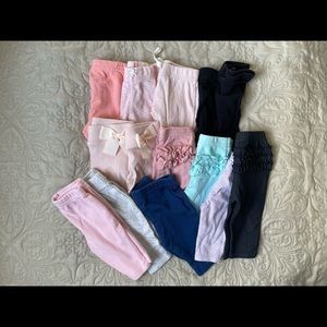 Baby girl | newborn | pants lot